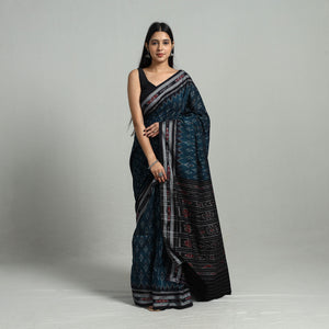 Ikat Weave Handloom Cotton Sambalpuri Saree 33