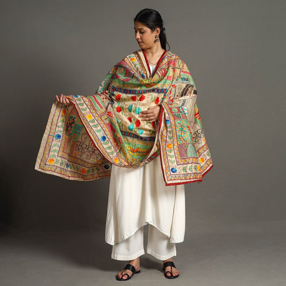 Phulkari Embroidered Dupatta