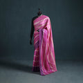 Tussar Silk Pure Handloom Saree in Bengal Hand Block Prints 03