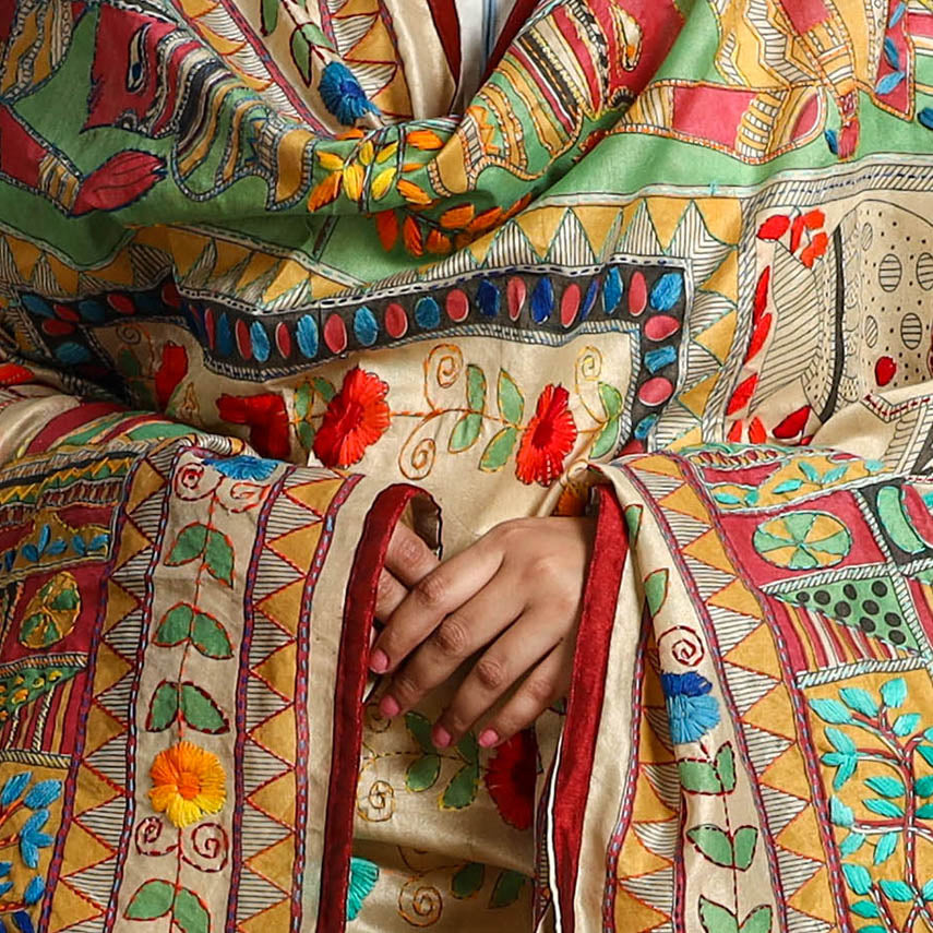 Phulkari Embroidered Dupatta