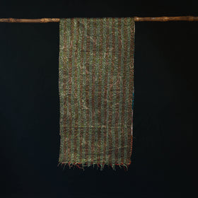 Bengal Kantha Handwork Patchwork Reversible Silk Stole 330