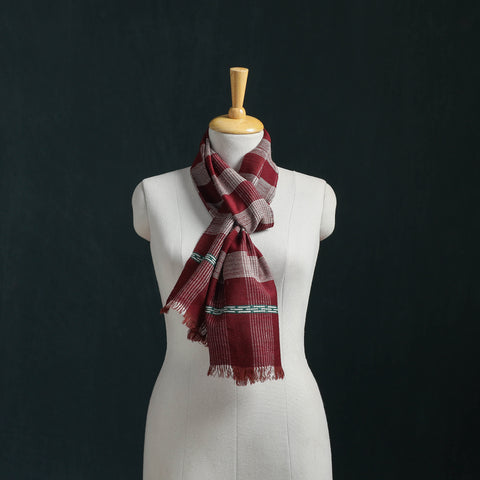Ladakh Pure Handwoven Sheep Merino Wool Scarf 13