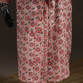 Sanganeri Hand Block Print Waffle Weave Cotton Bath Robe 21