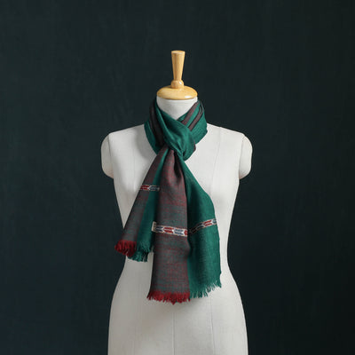 Ladakh Pure Handwoven Sheep Merino Wool Scarf 14