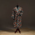 Sanganeri Hand Block Print Waffle Weave Cotton Bath Robe 22