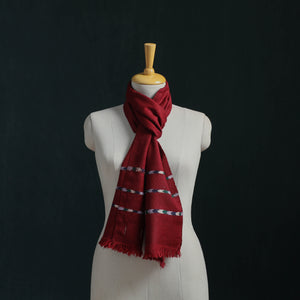 Ladakh Pure Handwoven Sheep Merino Wool Scarf 15