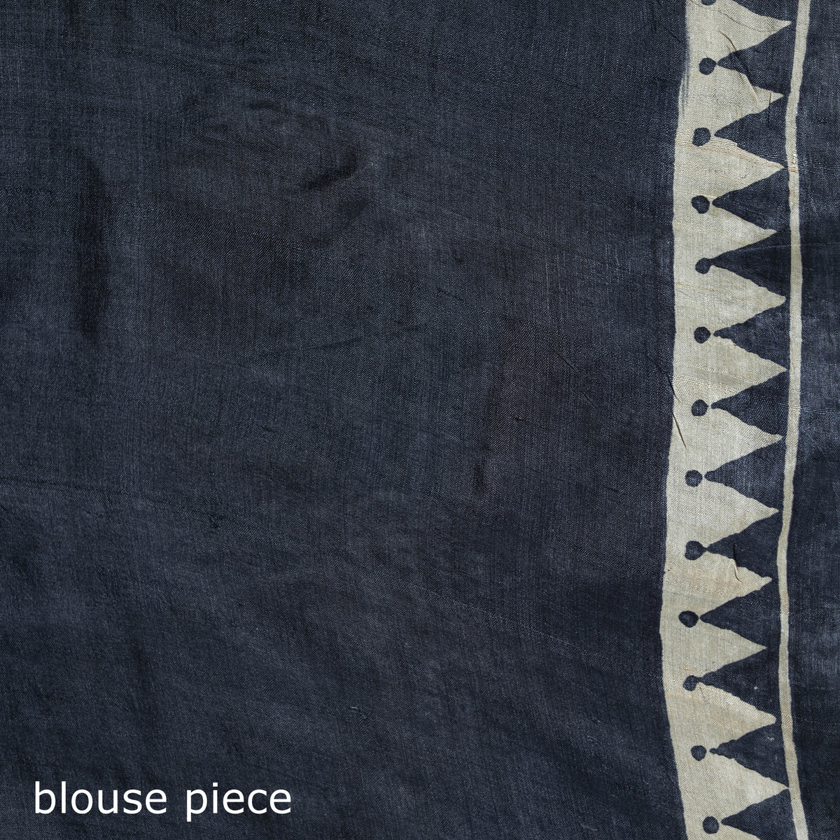 Tussar Silk Pure Handloom Saree in Bengal Hand Block Prints 04
