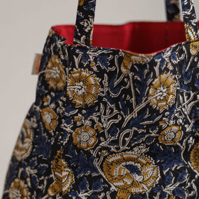 Blue - Eco-Friendly Handmade Cotton Jhola Tote Bag 13