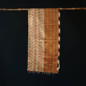 Bengal Kantha Handwork Patchwork Reversible Silk Stole 321