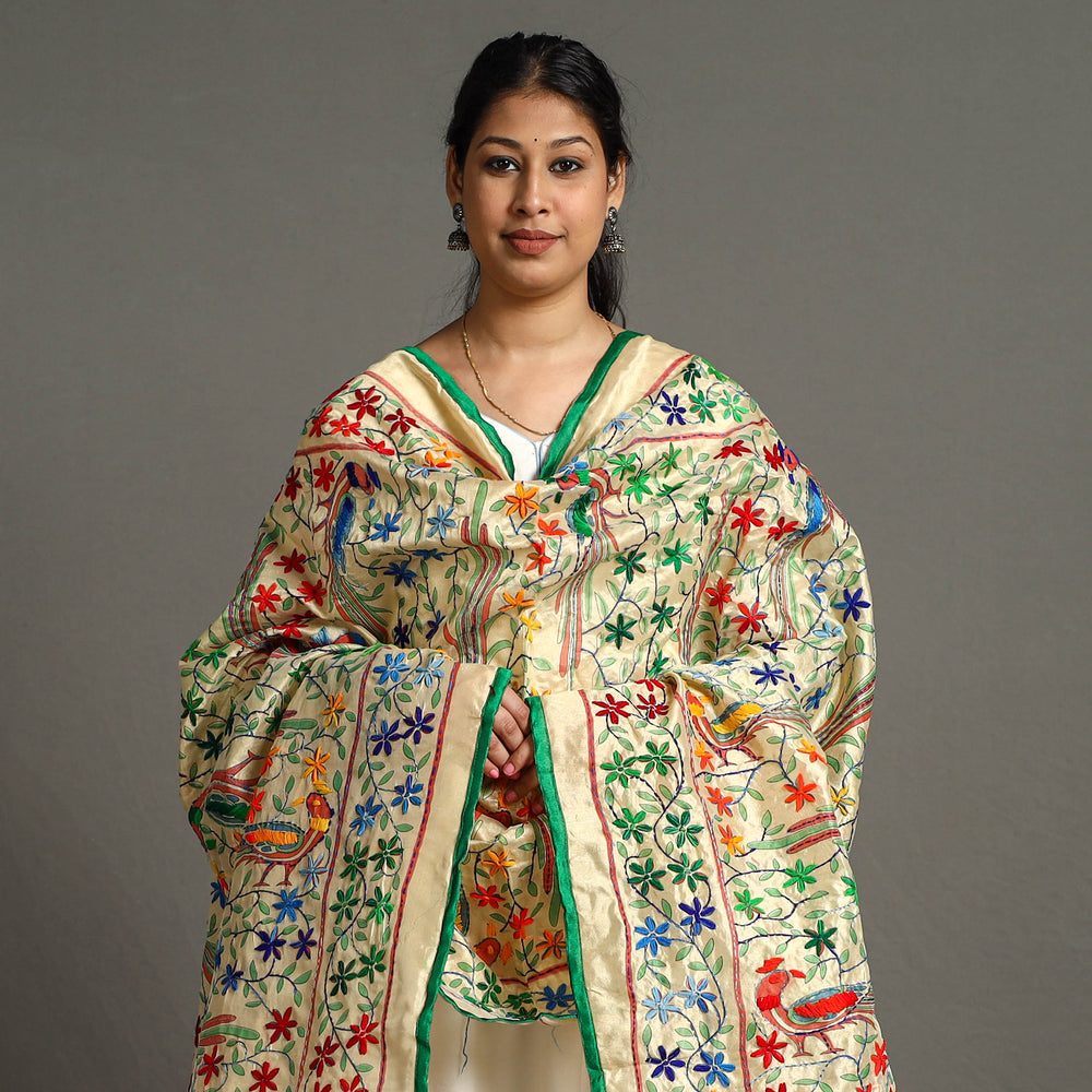 Phulkari Embroidered Dupatta