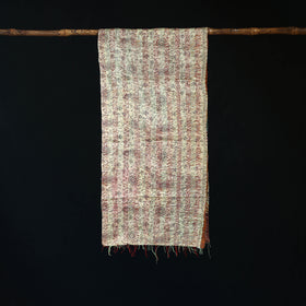 Bengal Kantha Handwork Patchwork Reversible Silk Stole 320