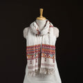 Orissa Tribal Kapadaganda Hand Embroidered Pure Handwoven Cotton Stole 42