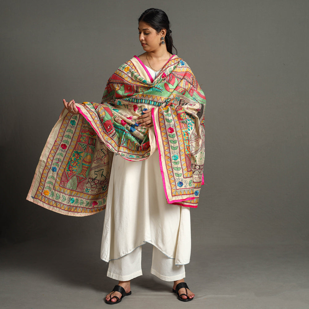 Phulkari Embroidered Dupatta