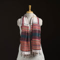 Orissa Tribal Kapadaganda Hand Embroidered Pure Handwoven Cotton Stole 43