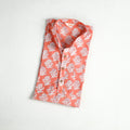 Sanganeri Hand Block Print Cotton Short Men Kurta  07