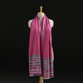 Kutch Handwoven Merino Wool Dhabla Shawl 68