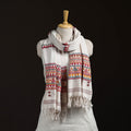 Orissa Tribal Kapadaganda Hand Embroidered Pure Handwoven Cotton Stole 44