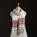 Orissa Tribal Kapadaganda Hand Embroidered Pure Handwoven Cotton Stole 46