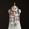 Orissa Tribal Kapadaganda Hand Embroidered Pure Handwoven Cotton Stole 47