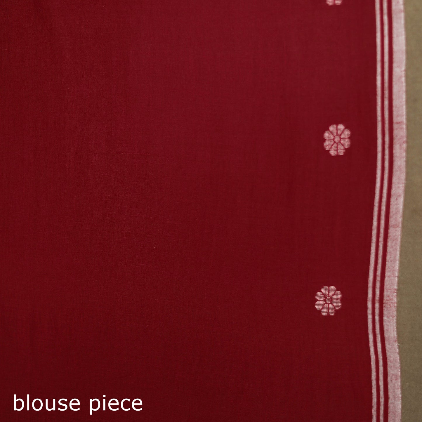 Phulia Jamdani Pure Handloom Cotton Saree with Tassels (Count 92/40) 36
