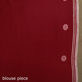 Phulia Jamdani Pure Handloom Cotton Saree with Tassels (Count 92/40) 36