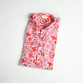 Sanganeri Hand Block Print Cotton Short Men Kurta  01