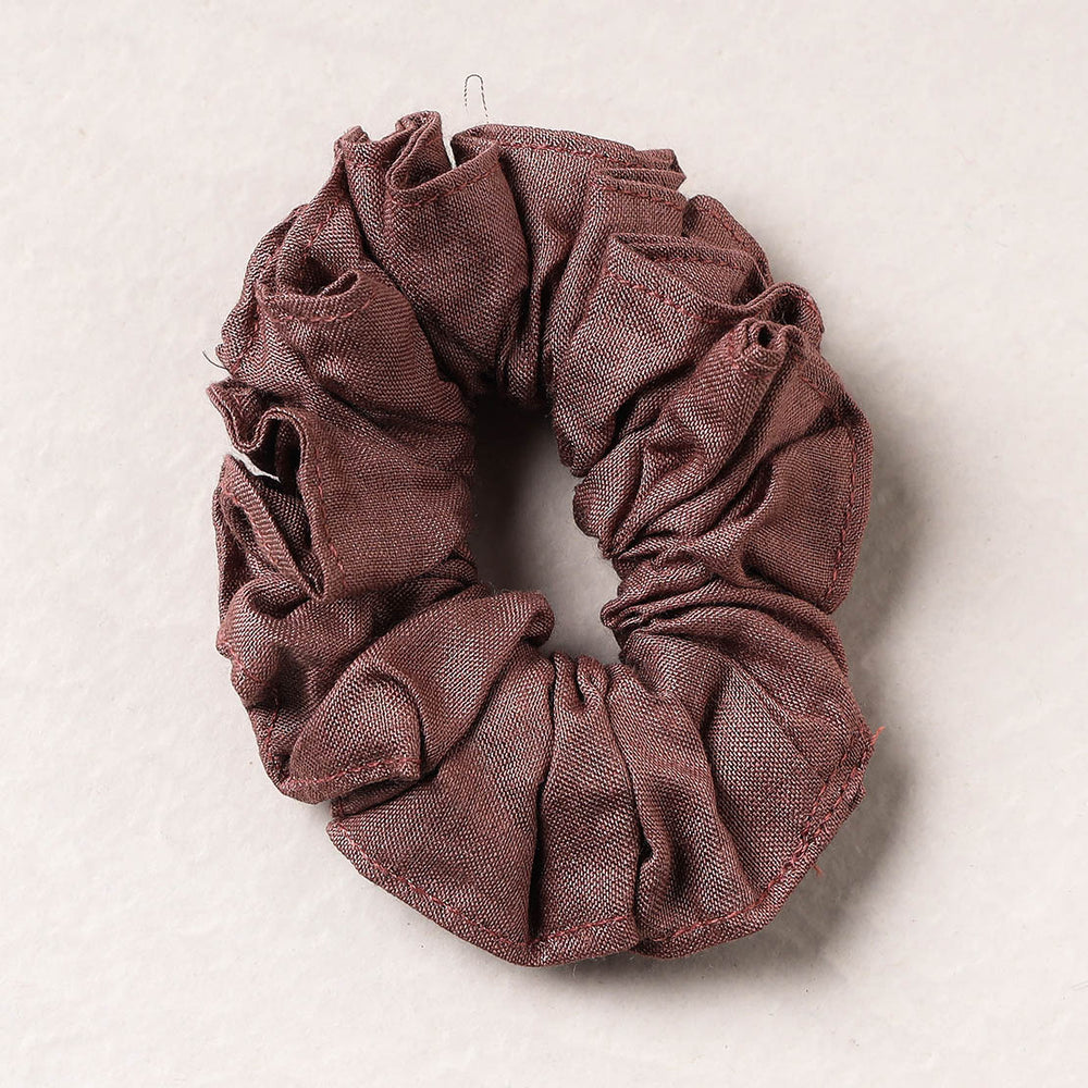 Handmade Tussar Silk Elastic Rubber Band/Scrunchie