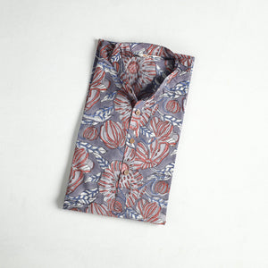Sanganeri Hand Block Print Cotton Short Men Kurta 09