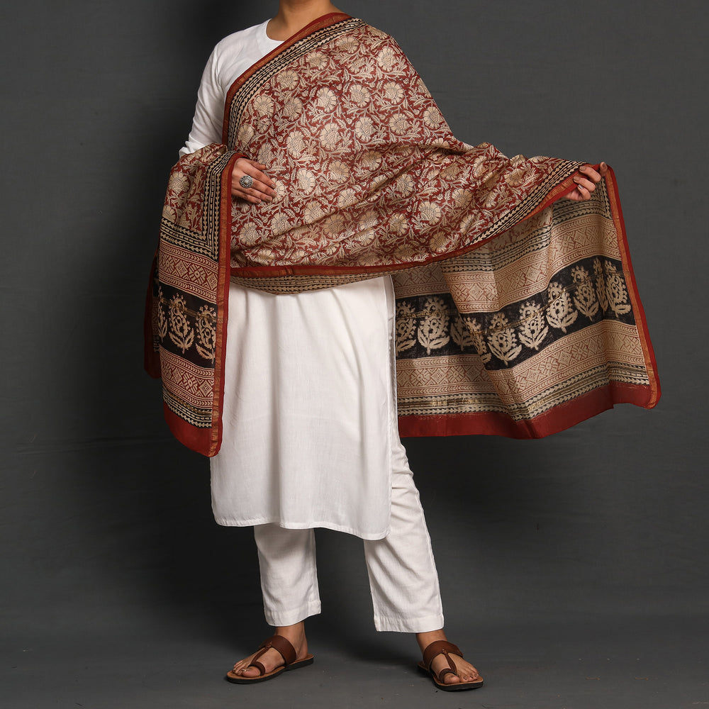 bagru dupatta