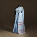 Phulia Jamdani Pure Handloom Cotton Saree with Tassels (Count 92/40) 37