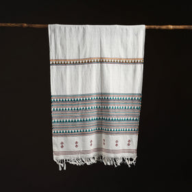 Orissa Tribal Kapadaganda Hand Embroidered Pure Handwoven Cotton Stole 50