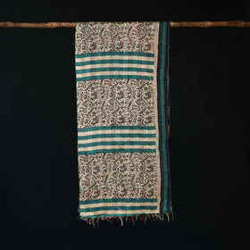 Bengal Kantha Handwork Patchwork Reversible Silk Stole 309