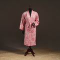 Sanganeri Hand Block Print Waffle Weave Cotton Bath Robe 26
