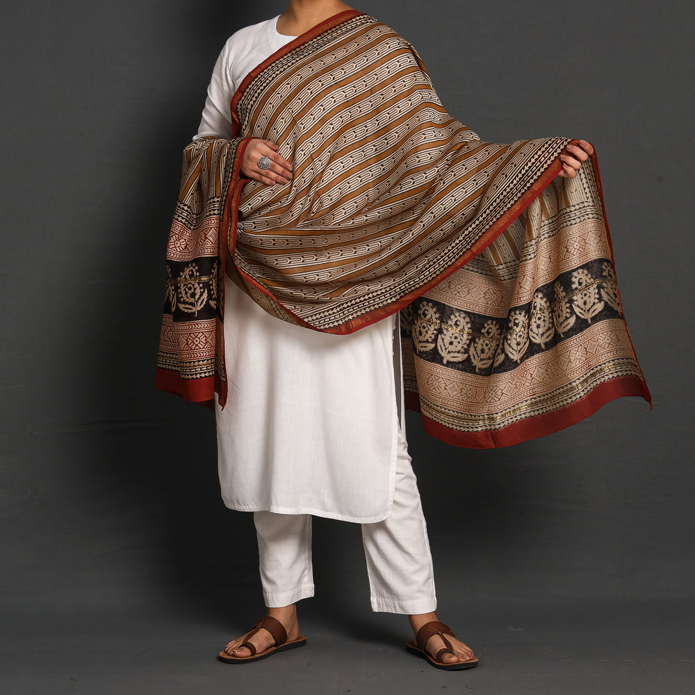 bagru dupatta