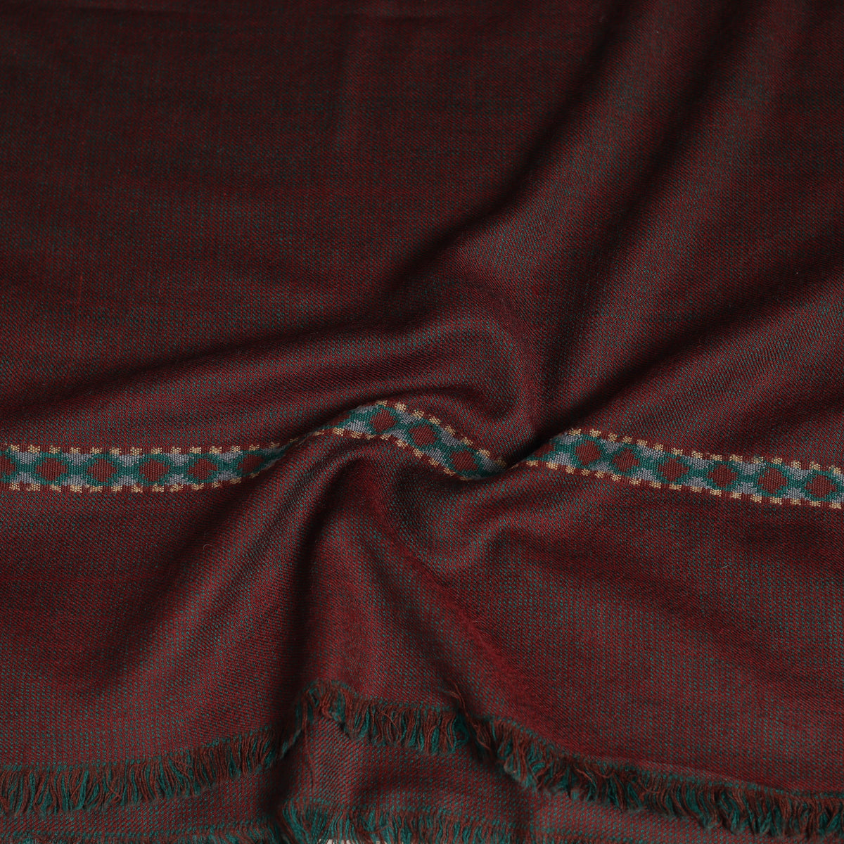 Ladakh Pure Handwoven Sheep Merino Wool Stole 04
