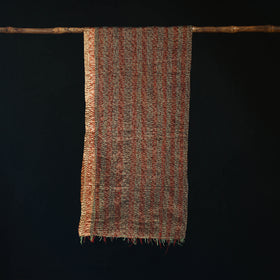 Bengal Kantha Handwork Patchwork Reversible Silk Stole 305