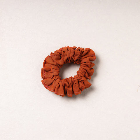   Handmade Tussar Silk Elastic Rubber Band/Scrunchie 