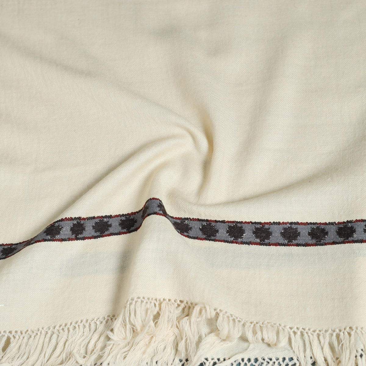 Ladakh Pure Handwoven Sheep Merino Wool Stole 06