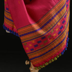 Kutch Handwoven Merino Wool Dhabla Shawl 70