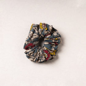  Kalamkari Printed Cotton Elastic Rubber Band/Scrunchie 