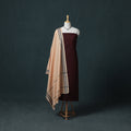 Prewashed Jacquard Cotton Unstitched Dress Material: Kurta & Dupatta with Jewellery 11