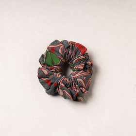  Kalamkari Printed Cotton Elastic Rubber Band/Scrunchie 