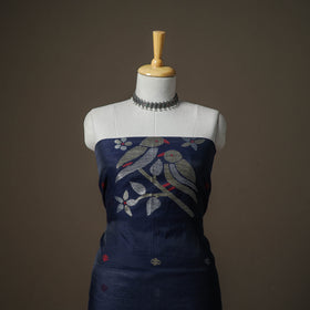 Jamdani Pure Handloom Muslin Unstitched Dress Material: Kurta with Dupatta 02