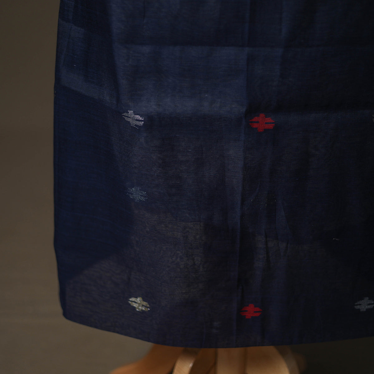 Jamdani Pure Handloom Muslin Unstitched Dress Material: Kurta with Dupatta 02