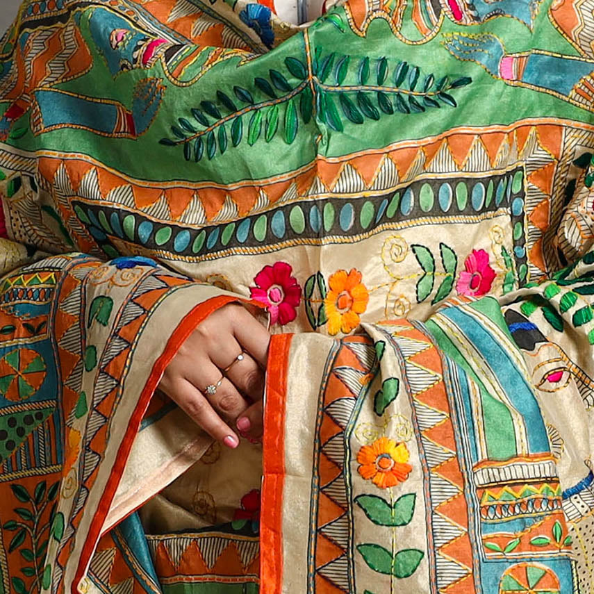 Phulkari Embroidered Dupatta