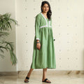 Buy Jacquard Cotton Flared Gher Dress Online at iTokri.com