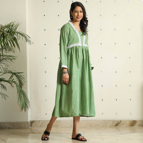 Buy Jacquard Cotton Flared Gher Dress Online at iTokri.com