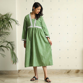 Buy Jacquard Cotton Flared Gher Dress Online at iTokri.com