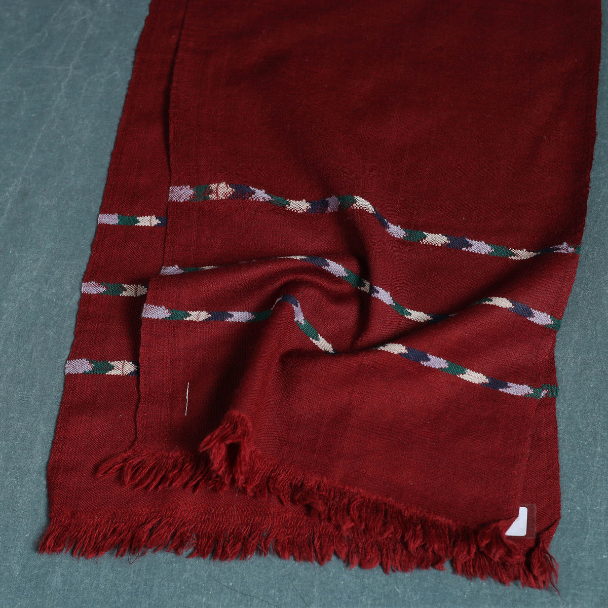 Ladakh Pure Handwoven Sheep Merino Wool Scarf 15