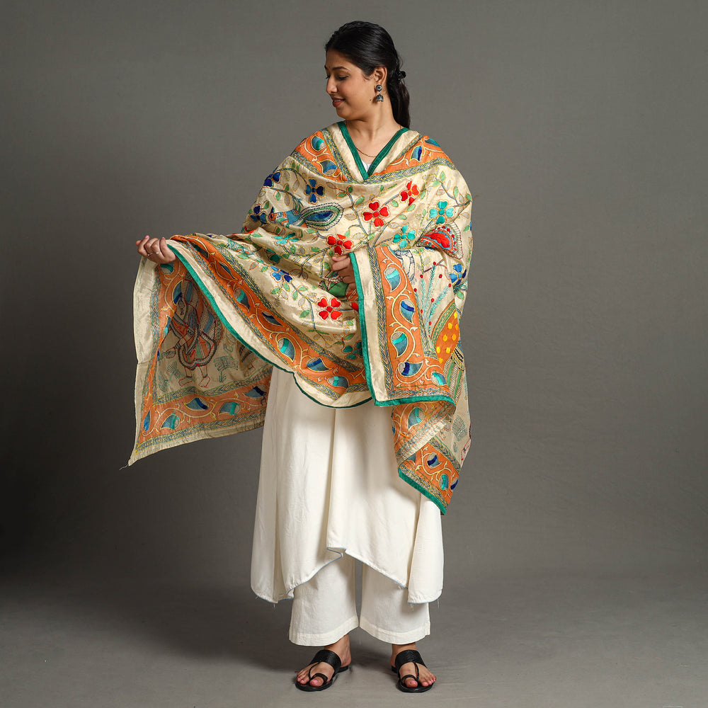 Phulkari Embroidered Dupatta